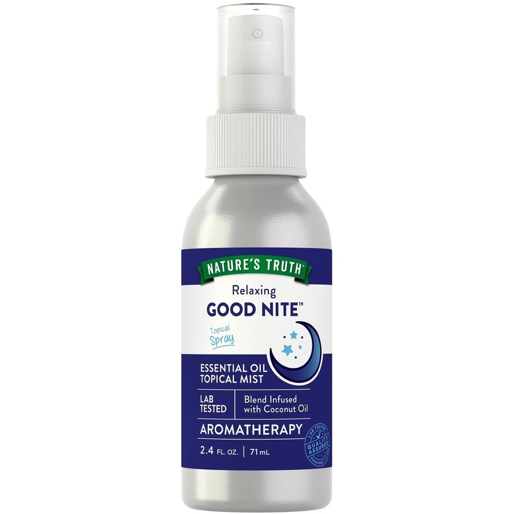 Natures Truth Good Nite Essential Oil Topical Mist 2.4oz Sleep Calm Aromatherapy